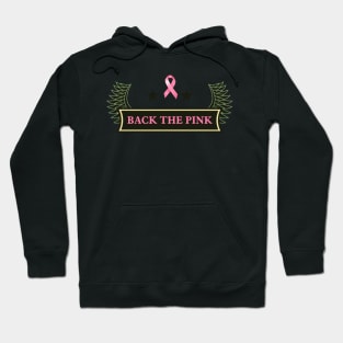 Back the pink breast cancer awareness Military tag Hoodie